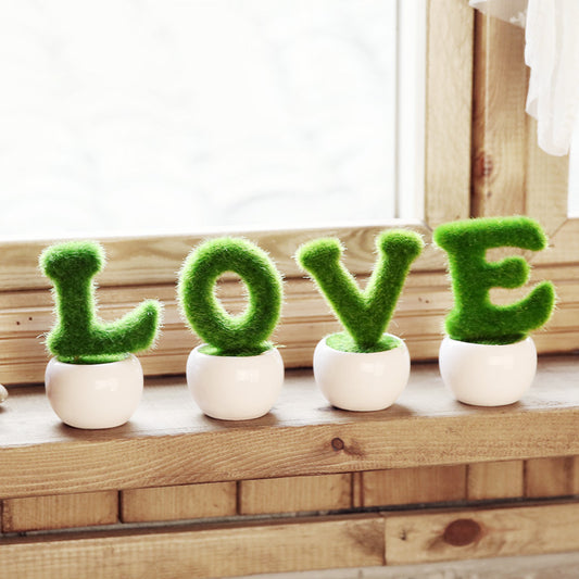 Artificial Green Plant Decor for Coffee Shop & Home