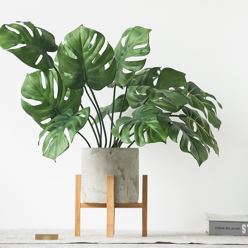 9-Piece Realistic Monstera Plant Set