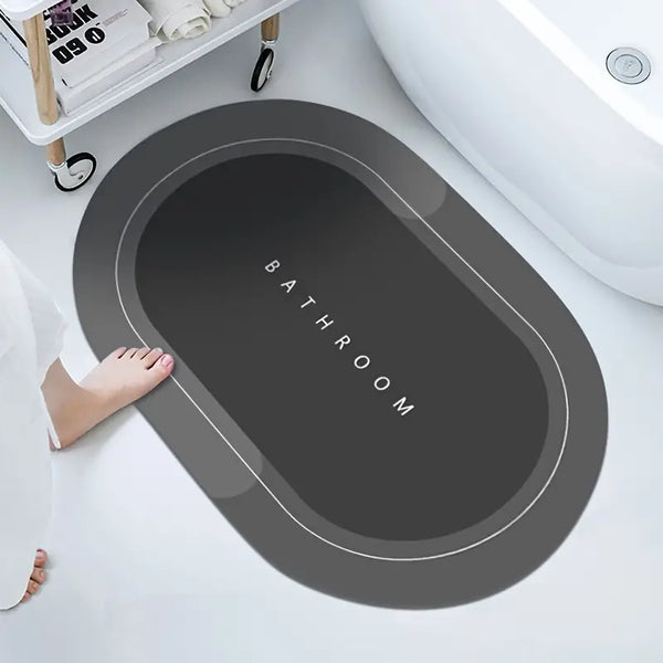 Non-Slip Quick Dry Diatom Bath Mat for Bathroom 15.7" x 23.6"