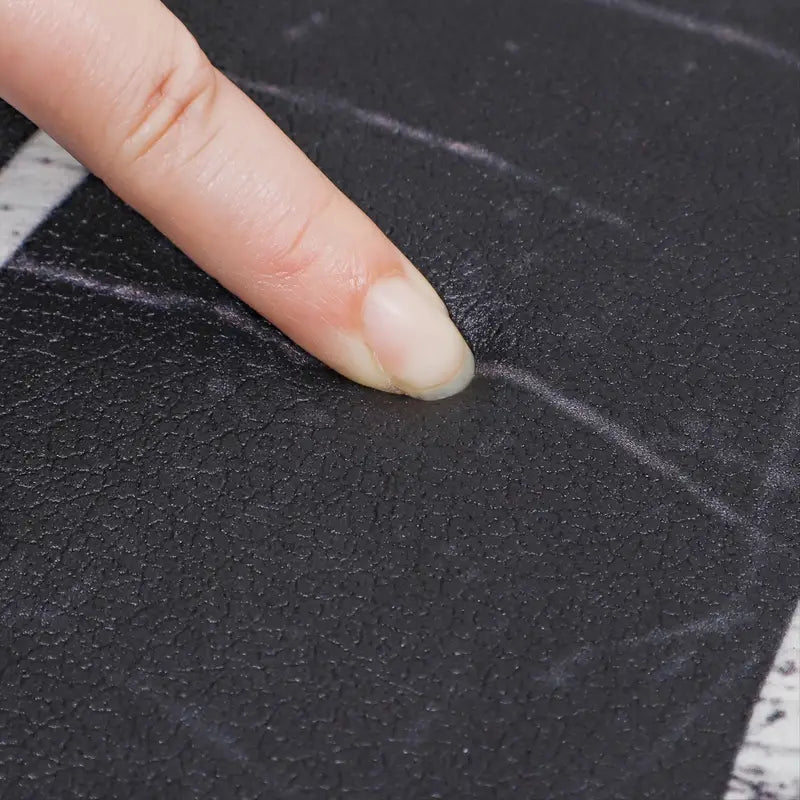 Black Non-slip Waterproof Kitchen Mat - 1pc